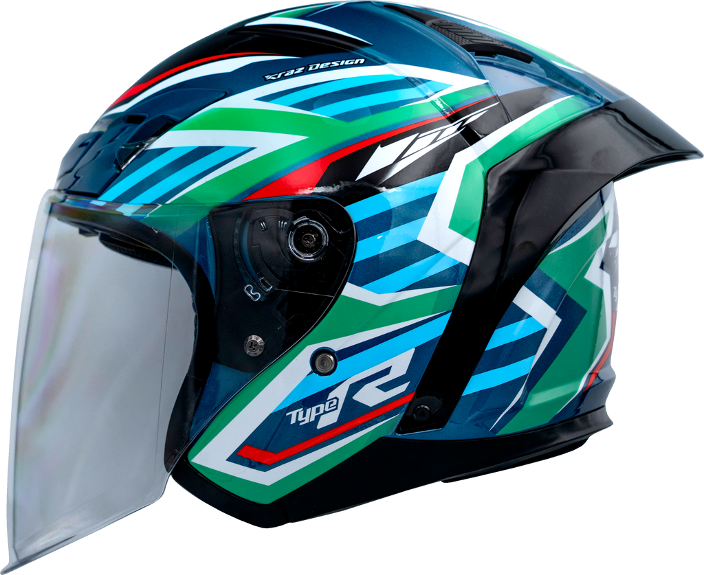 MHR BEATZ II YMH TYPE R (OF822 Open Face Helmet)