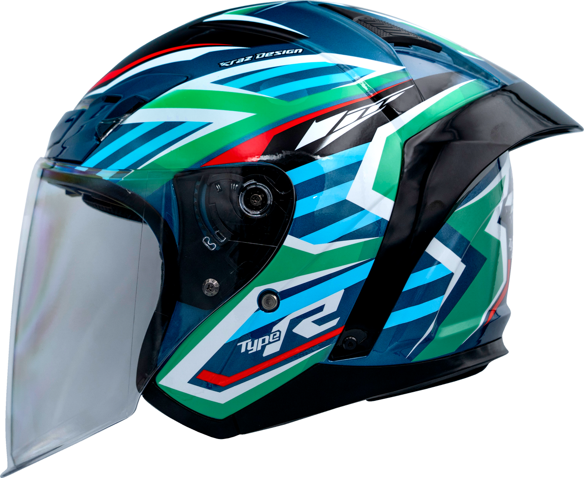 MHR BEATZ II YMH TYPE R (OF822 Open Face Helmet)