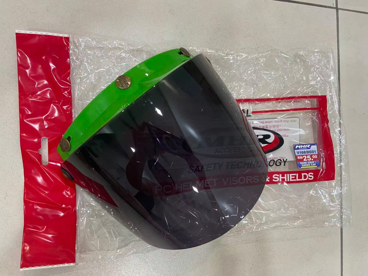 HELMET VISOR MHR COLOUR CAP / BISOR TOPI MOTORSIKAL WARNA WARNI MS88 MHR SGV STENG CERMIN TOPI