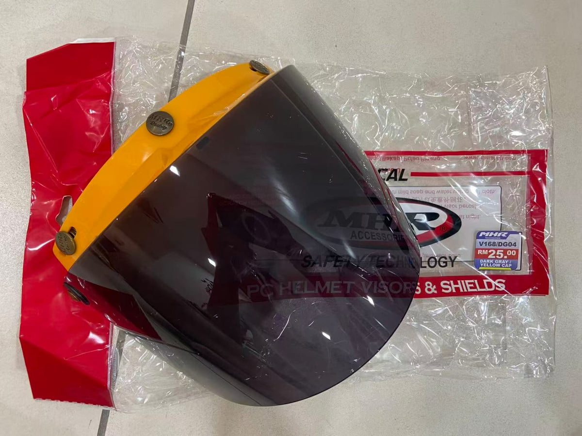 HELMET VISOR MHR COLOUR CAP / BISOR TOPI MOTORSIKAL WARNA WARNI MS88 MHR SGV STENG CERMIN TOPI