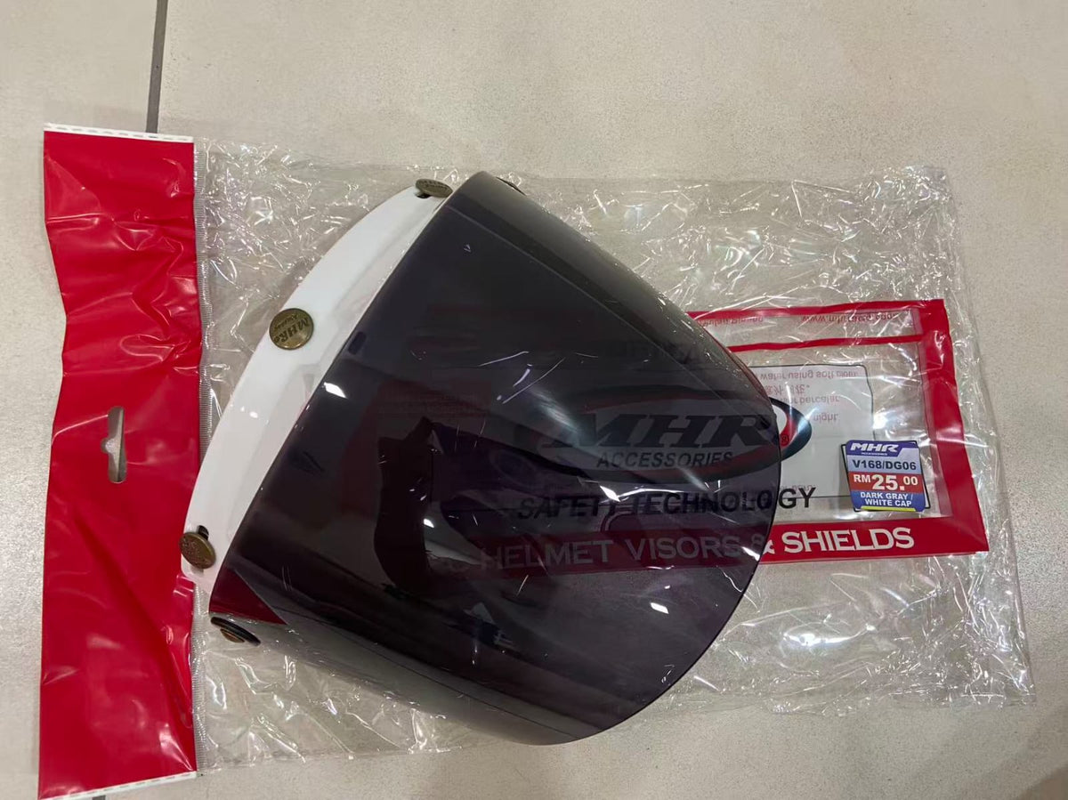 HELMET VISOR MHR COLOUR CAP / BISOR TOPI MOTORSIKAL WARNA WARNI MS88 MHR SGV STENG CERMIN TOPI