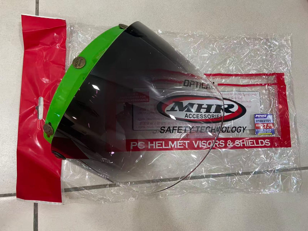HELMET VISOR MHR COLOUR CAP / BISOR TOPI MOTORSIKAL WARNA WARNI MS88 MHR SGV STENG CERMIN TOPI