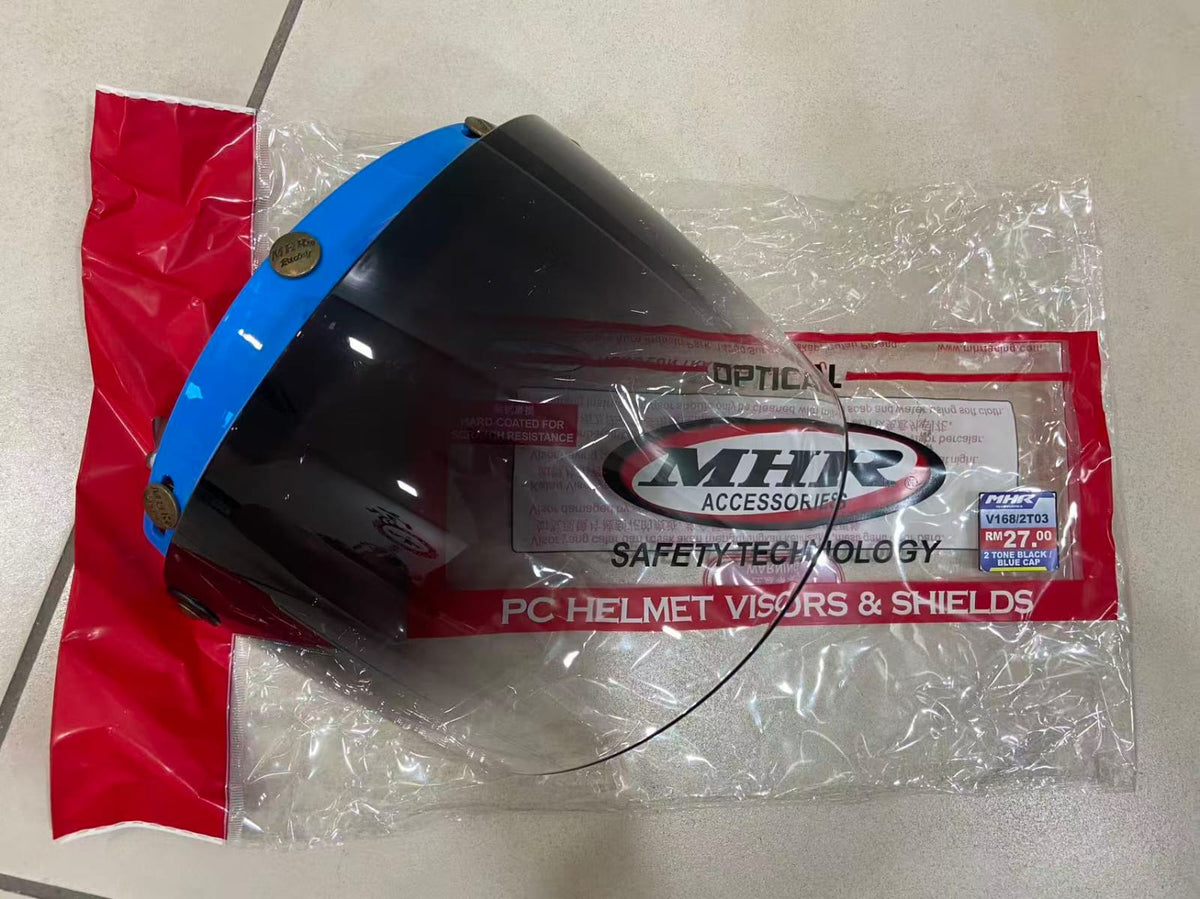 HELMET VISOR MHR COLOUR CAP / BISOR TOPI MOTORSIKAL WARNA WARNI MS88 MHR SGV STENG CERMIN TOPI