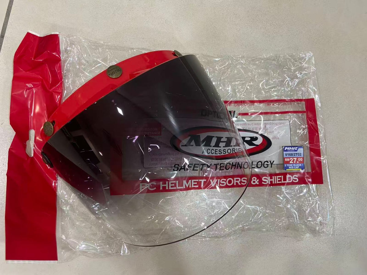 HELMET VISOR MHR COLOUR CAP / BISOR TOPI MOTORSIKAL WARNA WARNI MS88 MHR SGV STENG CERMIN TOPI