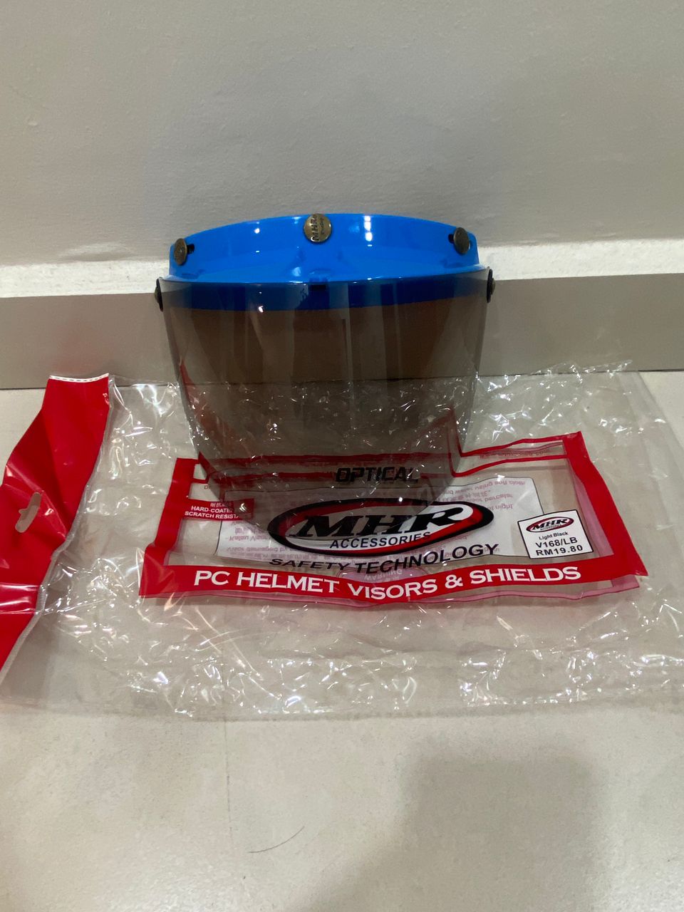 HELMET VISOR MHR COLOUR CAP / BISOR TOPI MOTORSIKAL WARNA WARNI MS88 MHR SGV STENG CERMIN TOPI
