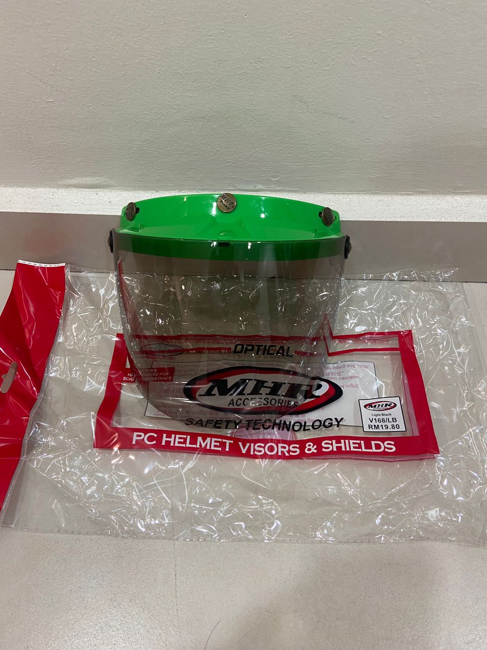 HELMET VISOR MHR COLOUR CAP / BISOR TOPI MOTORSIKAL WARNA WARNI MS88 MHR SGV STENG CERMIN TOPI