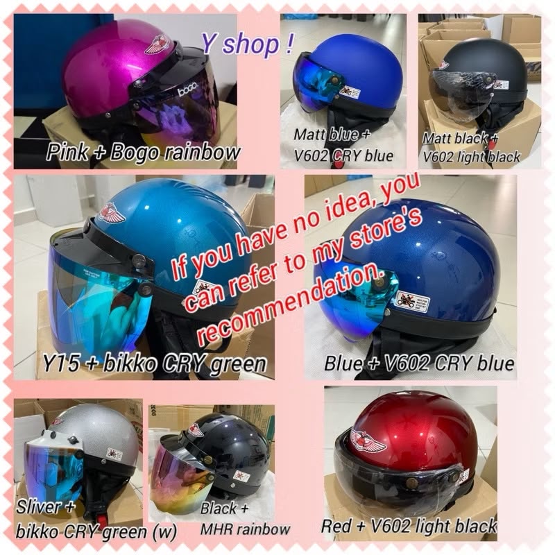 MHR III Steng Kura Kura Half Cut Helmet