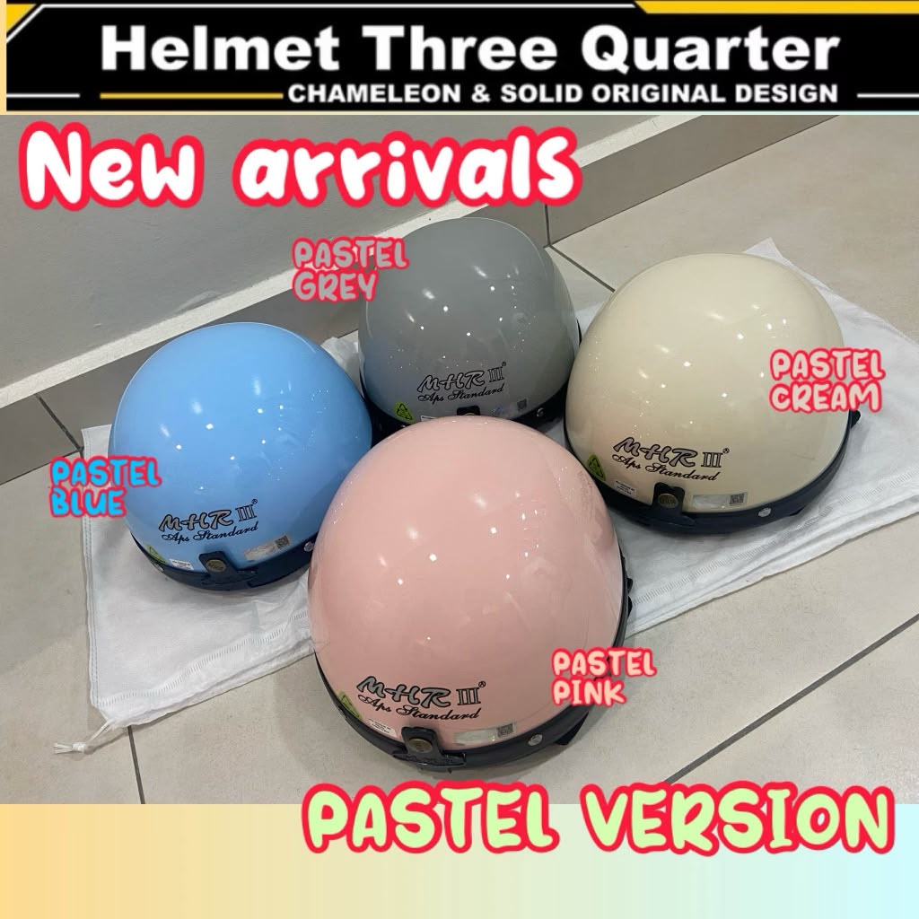 MHR III Steng Kura Kura Half Cut Helmet