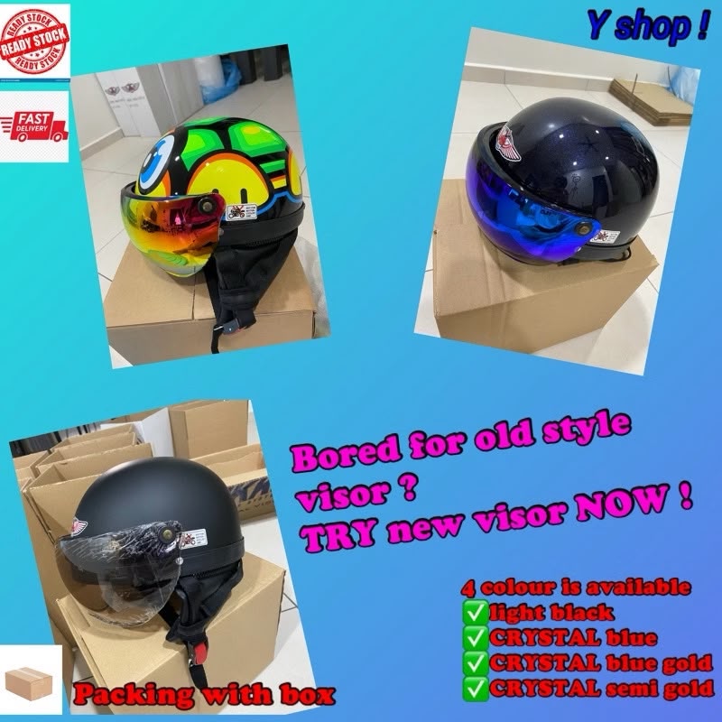 MHR III Steng Kura Kura Half Cut Helmet