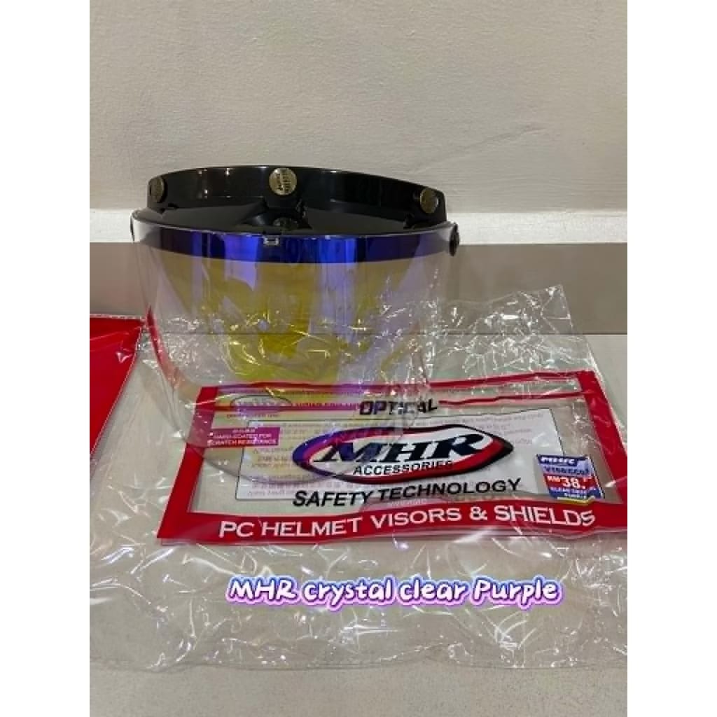 HELMET VISOR MHR COLOUR CAP / BISOR TOPI MOTORSIKAL WARNA WARNI MS88 MHR SGV STENG CERMIN TOPI