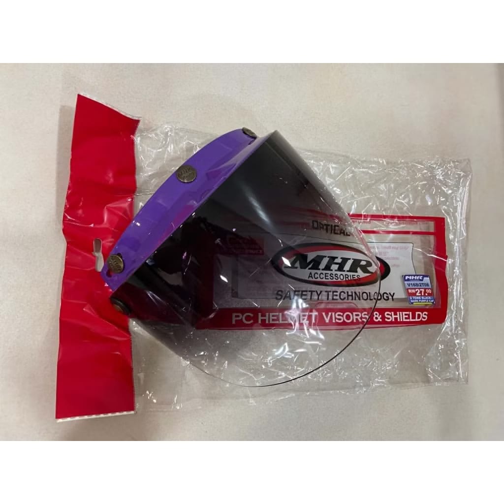 HELMET VISOR MHR COLOUR CAP / BISOR TOPI MOTORSIKAL WARNA WARNI MS88 MHR SGV STENG CERMIN TOPI