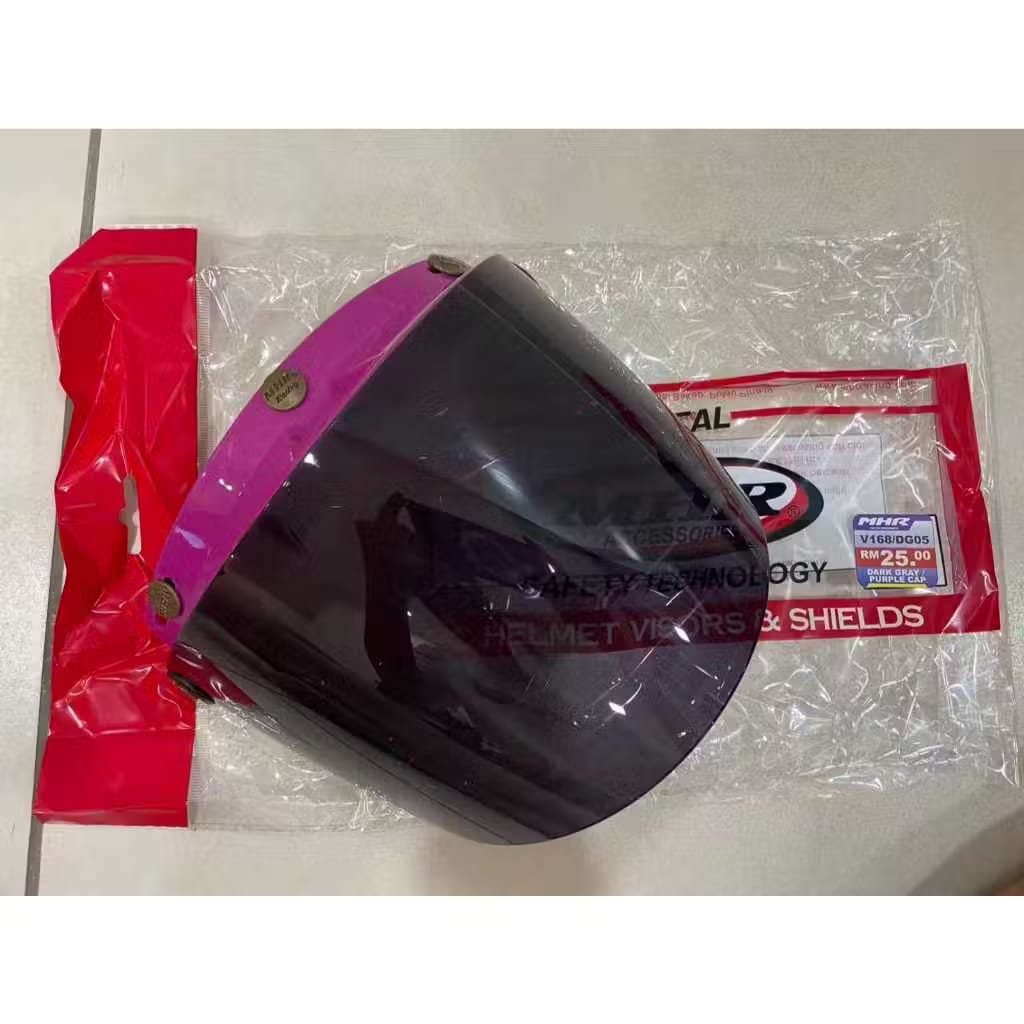 HELMET VISOR MHR COLOUR CAP / BISOR TOPI MOTORSIKAL WARNA WARNI MS88 MHR SGV STENG CERMIN TOPI