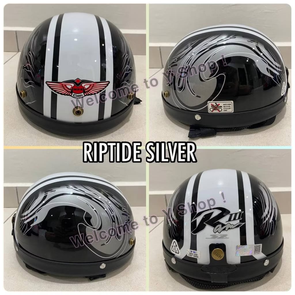 MHR Half III Steng Ninja Turtle Helmet Kura Kura !100% ORIGINAL