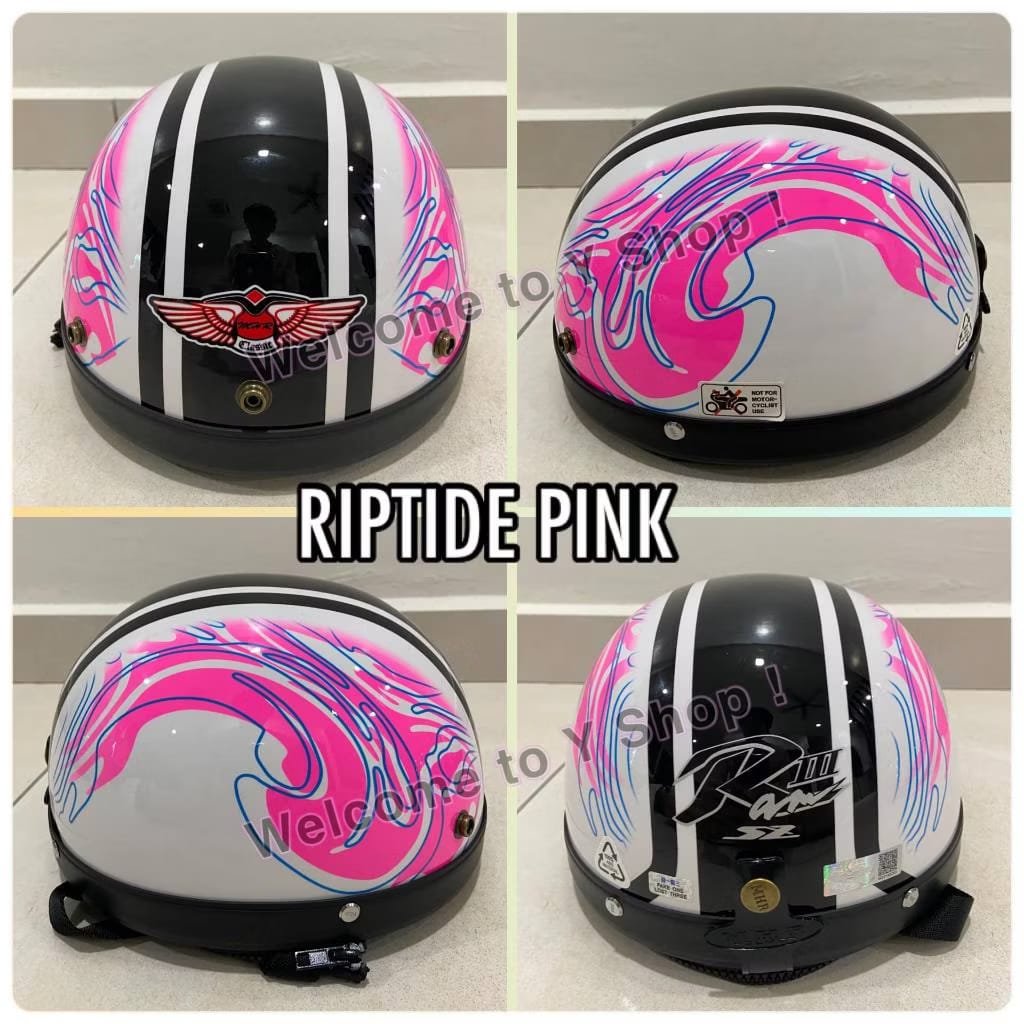MHR Half III Steng Ninja Turtle Helmet Kura Kura !100% ORIGINAL