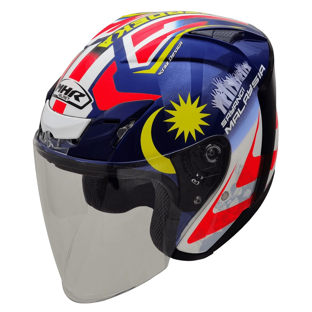 MHR BEATZ Merdeka Limited Edition (OF622 Open Face Helmet)