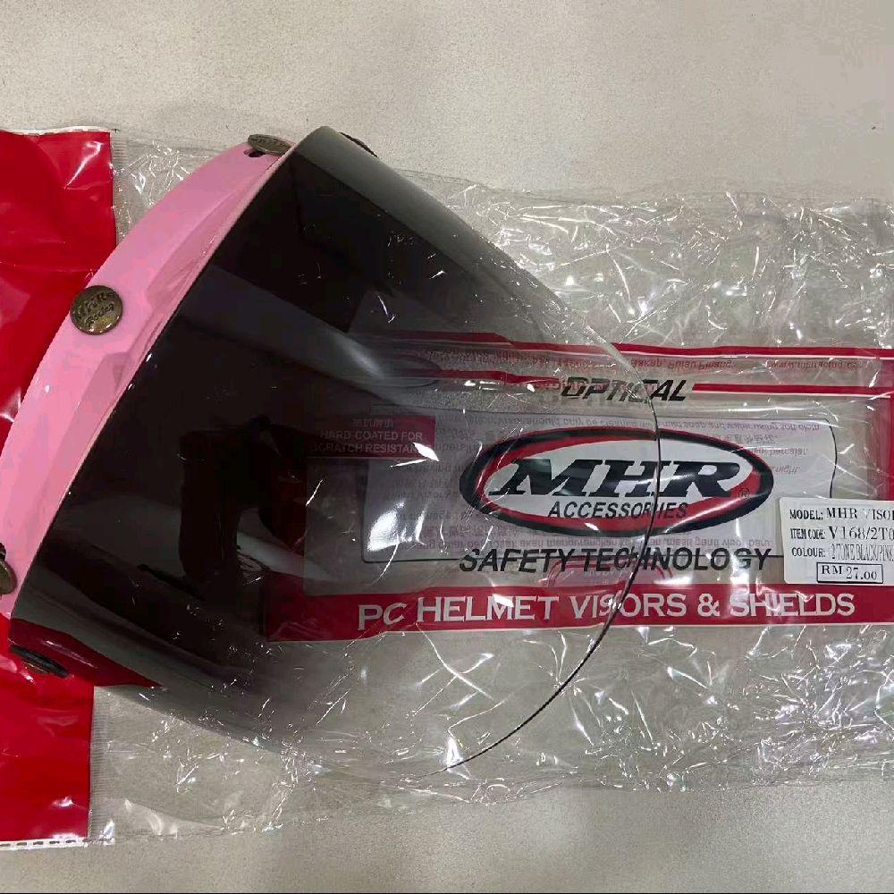 HELMET VISOR MHR COLOUR CAP / BISOR TOPI MOTORSIKAL WARNA WARNI MS88 MHR SGV STENG CERMIN TOPI