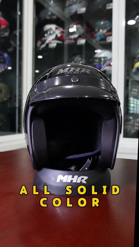 MHR Solid Color (OF698 Open Face Helmet)