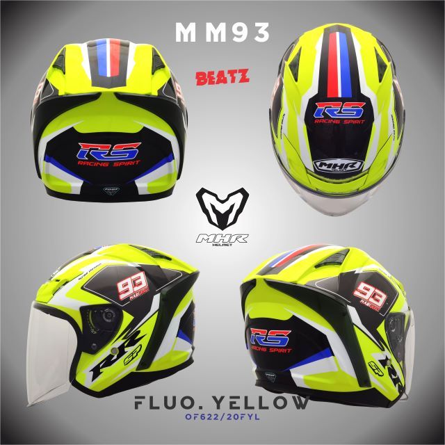 MHR BEATZ RS Spirit (OF622 Open Face Helmet)
