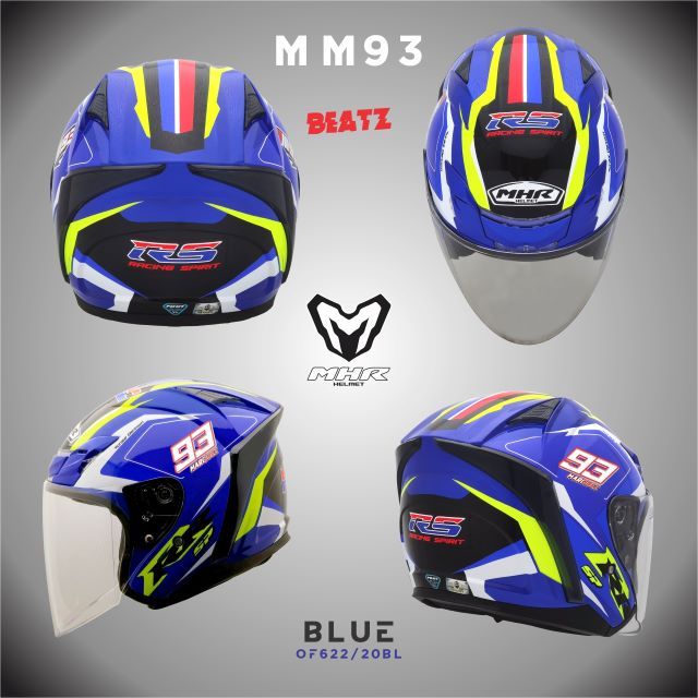 MHR BEATZ RS Spirit (OF622 Open Face Helmet)