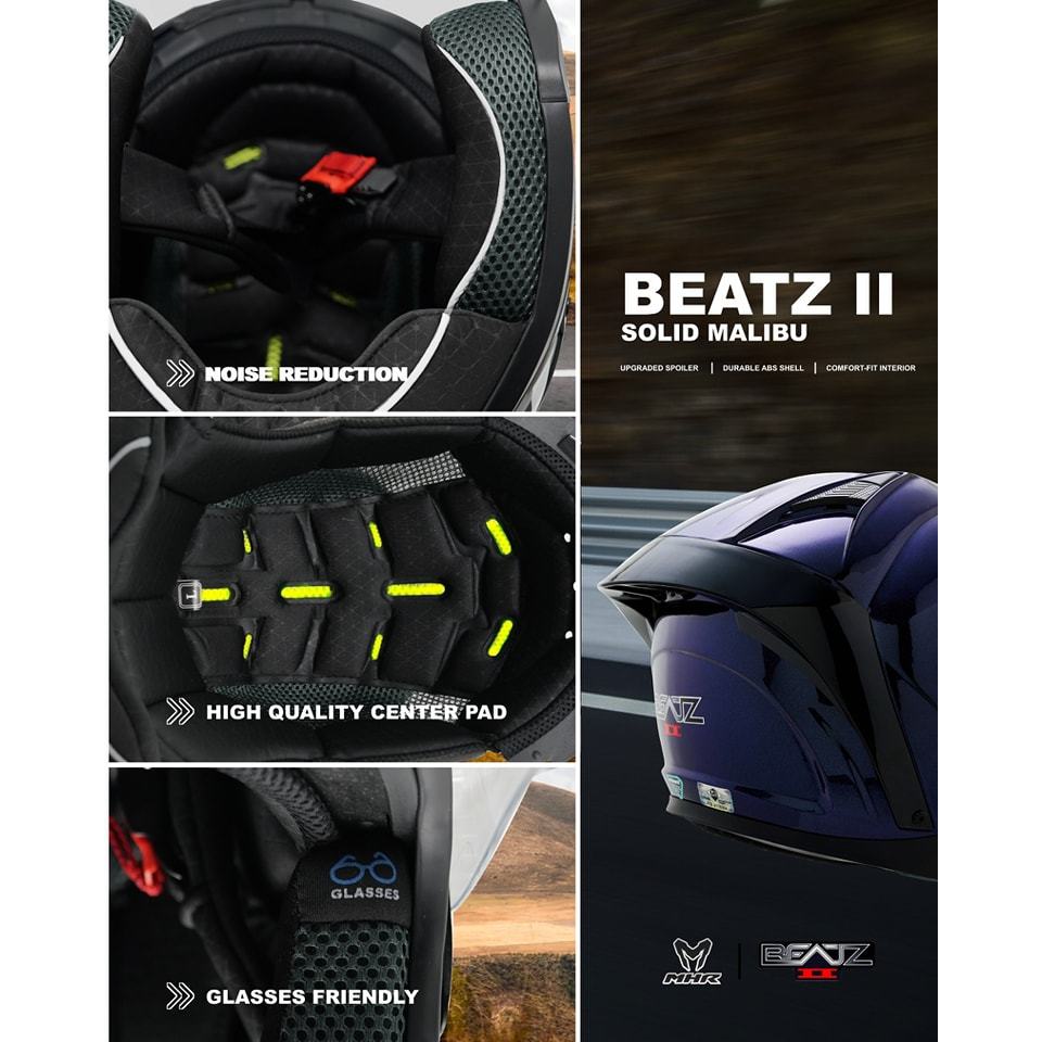 MHR BEATZ II Original Padding (OF822 Open Face Helmet)