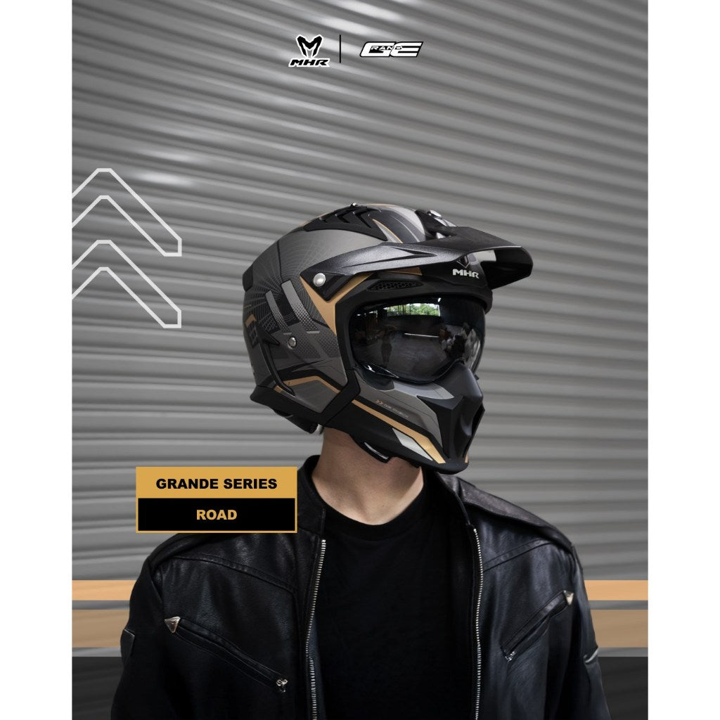 MHR GRANDE Graphic (SM890 Modular Helmet)