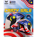 MHR BEATZ Merdeka Limited Edition (OF622 Open Face Helmet)