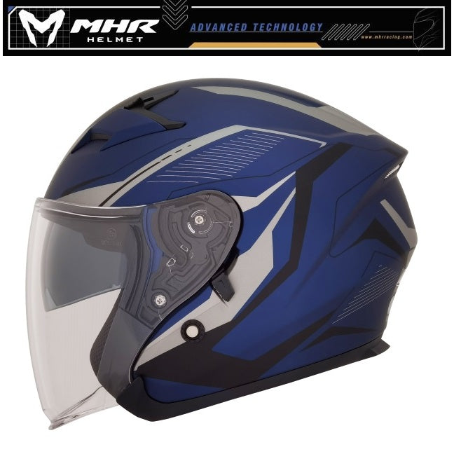MHR NVR Tranz (OF878 Open Face Helmet)