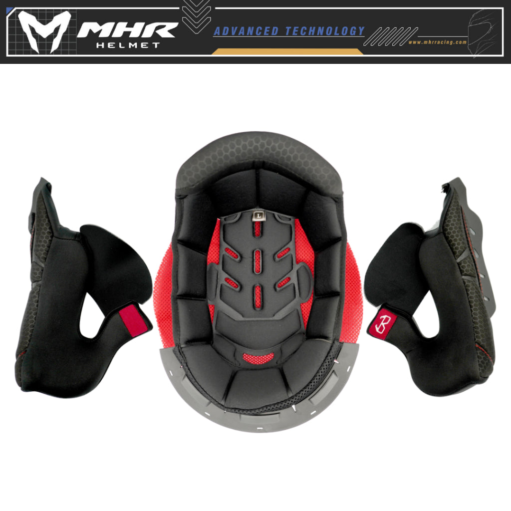 MHR GT4X Original Padding (FU390 Flip Up Helmet)