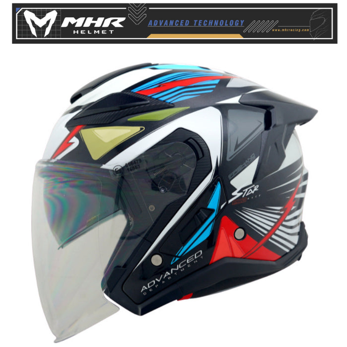 MHR NV JET3 RONIK (OF279 Open Face Helmet)