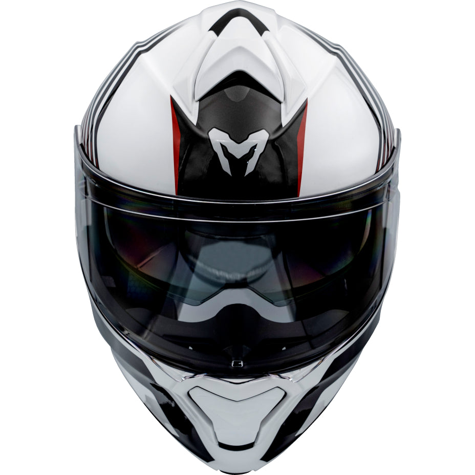 MHR GTZ Neon Blade White (FU935 Flip Up Helmet)