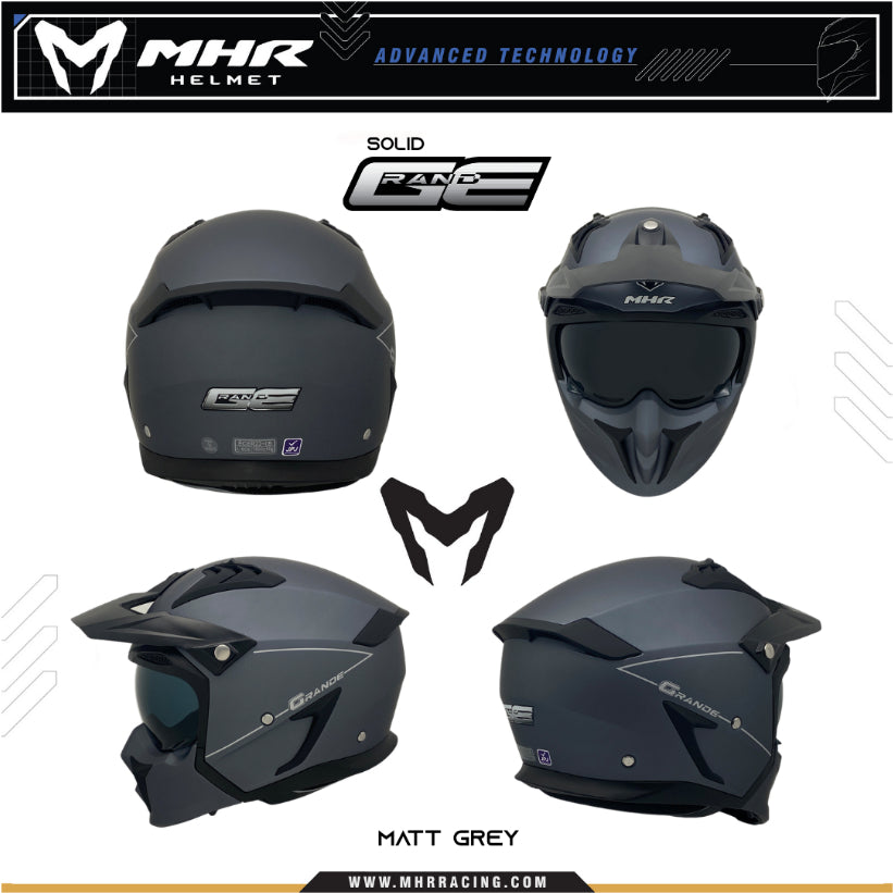 MHR Original Removable Cap for Semi Modular Helmet (SM890 Series)