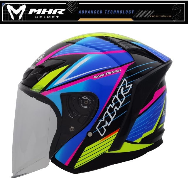 MHR BEATZ Trexie (OF622 Open Face Helmet)