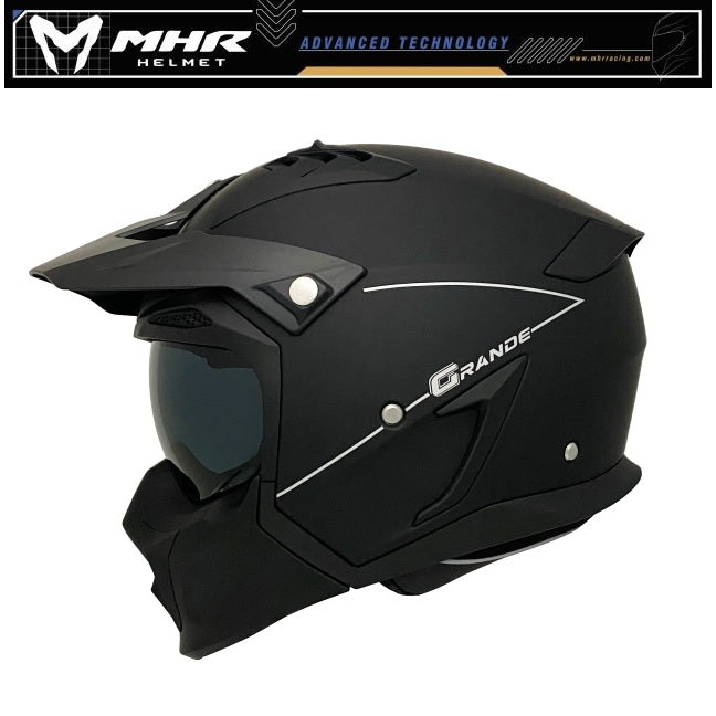 MHR GRANDE Solid (SM890 Modular Helmet)