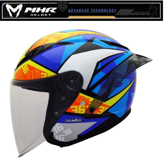 MHR NV Pro J.Mir Open Face Helmet OF946