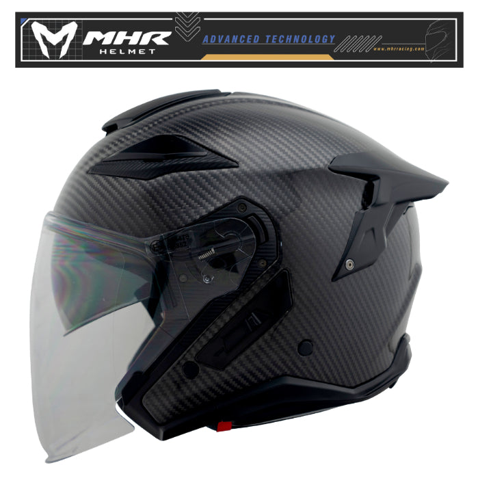 MHR NV JET3 CARBON (OF278 Open Face Helmet)