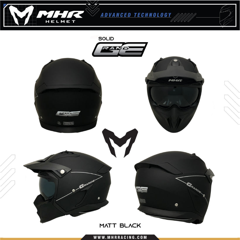 MHR Original Removable Cap for Semi Modular Helmet (SM890 Series)