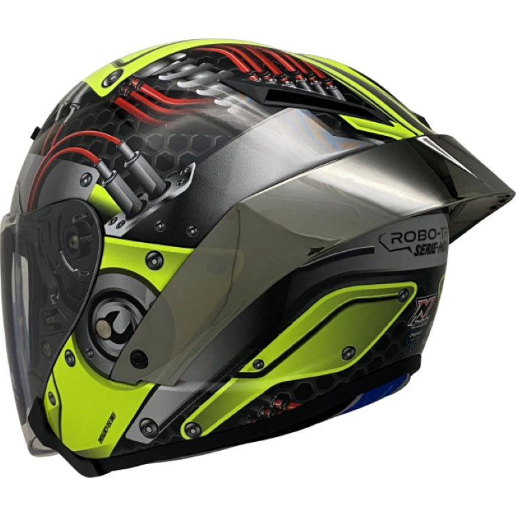 MHR NV Pro Robo Tron Open Face Helmet OF946