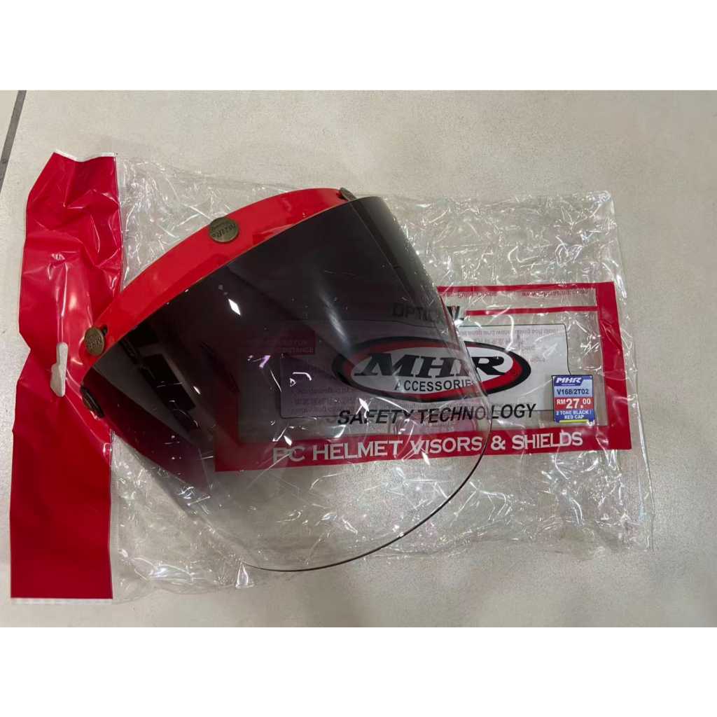HELMET VISOR MHR COLOUR CAP / BISOR TOPI MOTORSIKAL WARNA WARNI MS88 MHR SGV STENG CERMIN TOPI