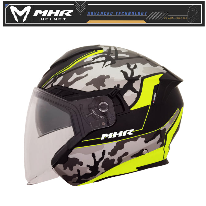 MHR NV JET Mimetic (OF263 Open Face Helmet)