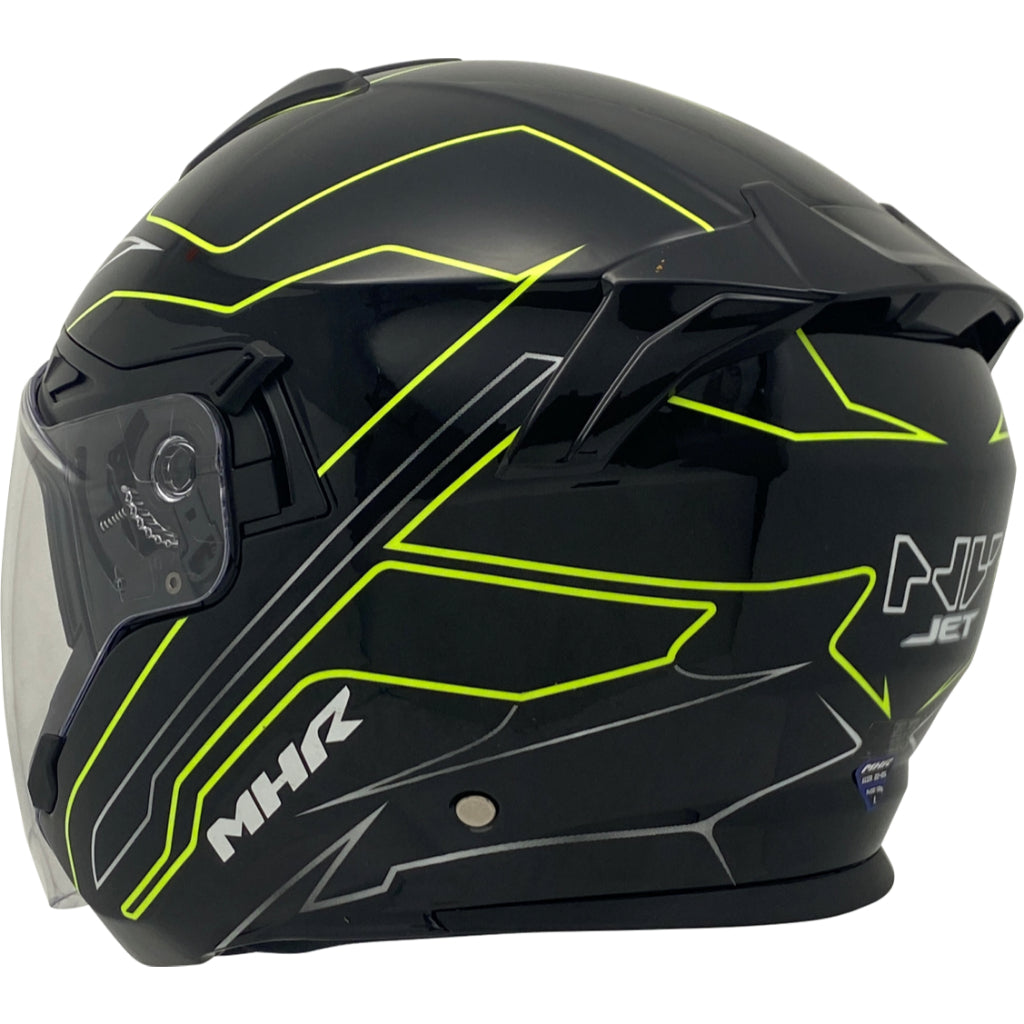MHR NV JET Solid Line (OF263 Open Face Helmet)