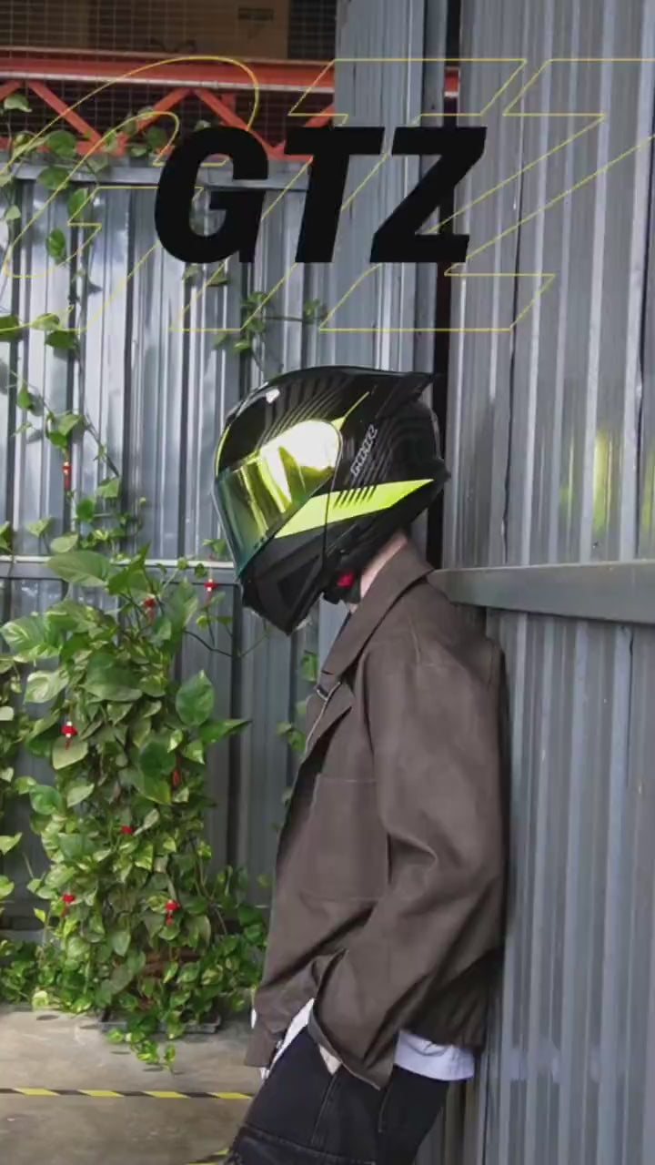 MHR GTZ Neon Blade (FU935 Flip Up Helmet)