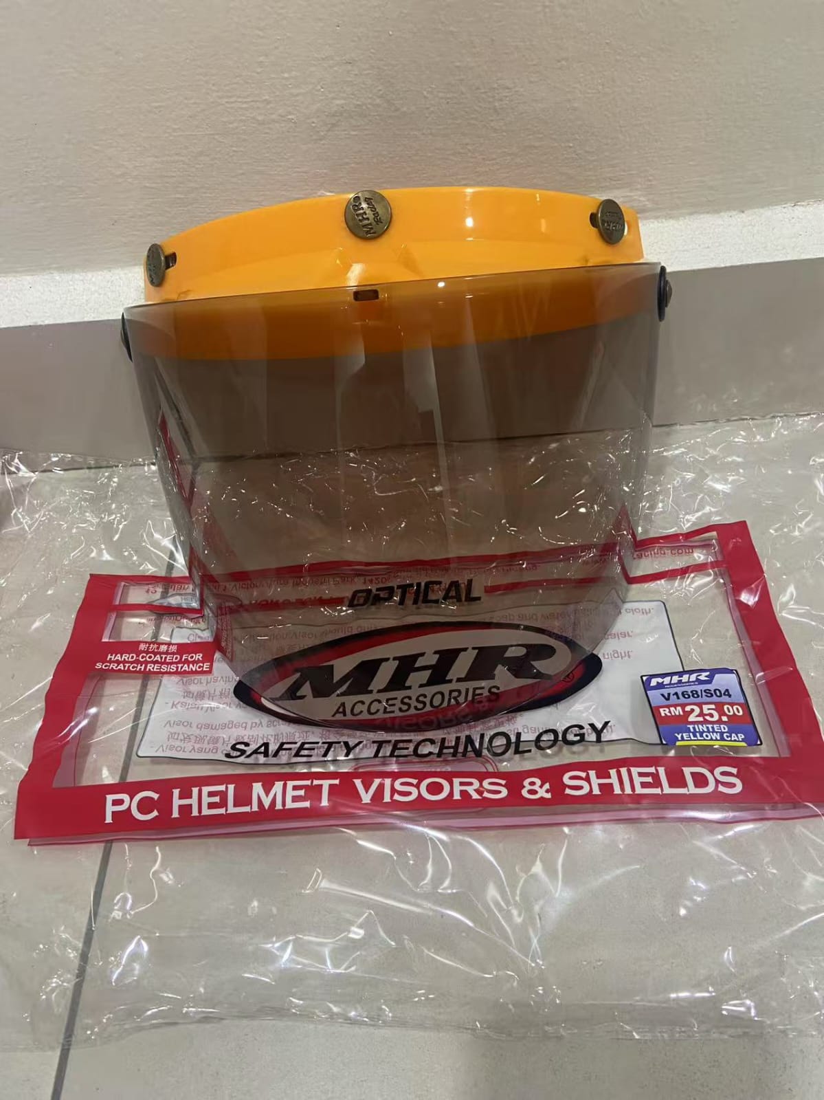 HELMET VISOR MHR COLOUR CAP / BISOR TOPI MOTORSIKAL WARNA WARNI MS88 MHR SGV STENG CERMIN TOPI